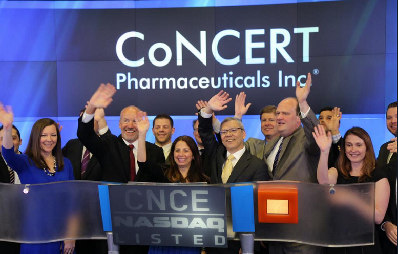 Concert Pharmaceuticals Seeing Red; Stock Down Nearly 30% After PTAG Rejects its Grant