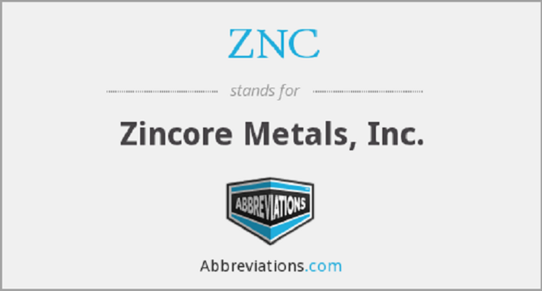 Zincore and Mines & Metals Trading Sign Letter o...