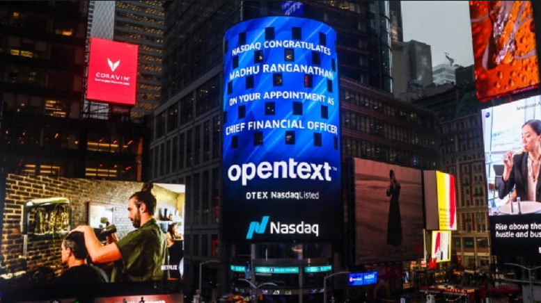 Stocks to Watch: Open Text Corporation (TSX:OTEX) Down -1.78% Monday