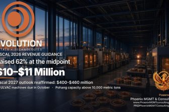 Evolution Metals & Technologies Corp. Raises Fiscal 2026 Revenue Guidance 62% at Midpoint to $10–$11 Million and Reaffirms $400–$460 Million Fiscal 2027 Outlook